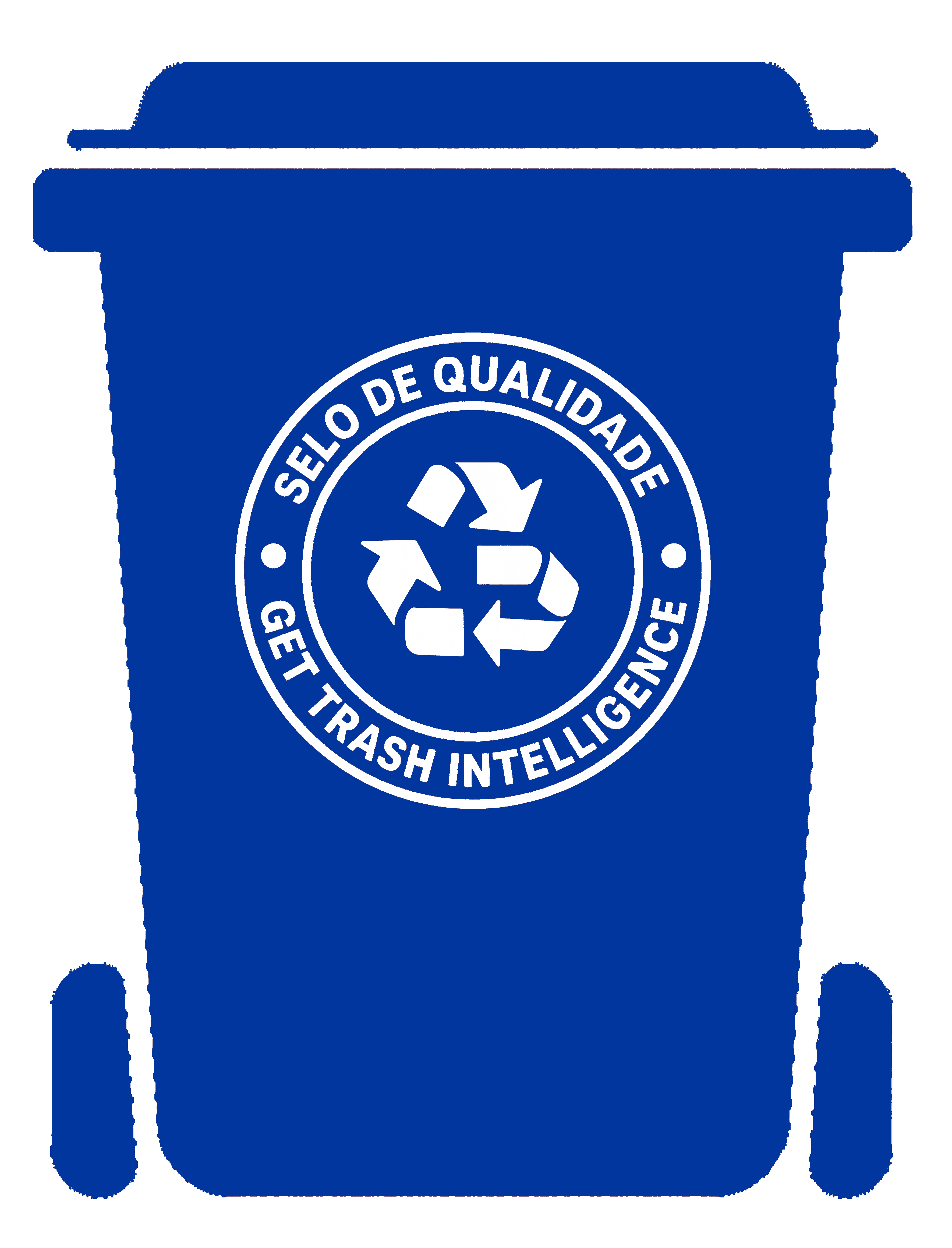 Caçamba para reciclagem de papel